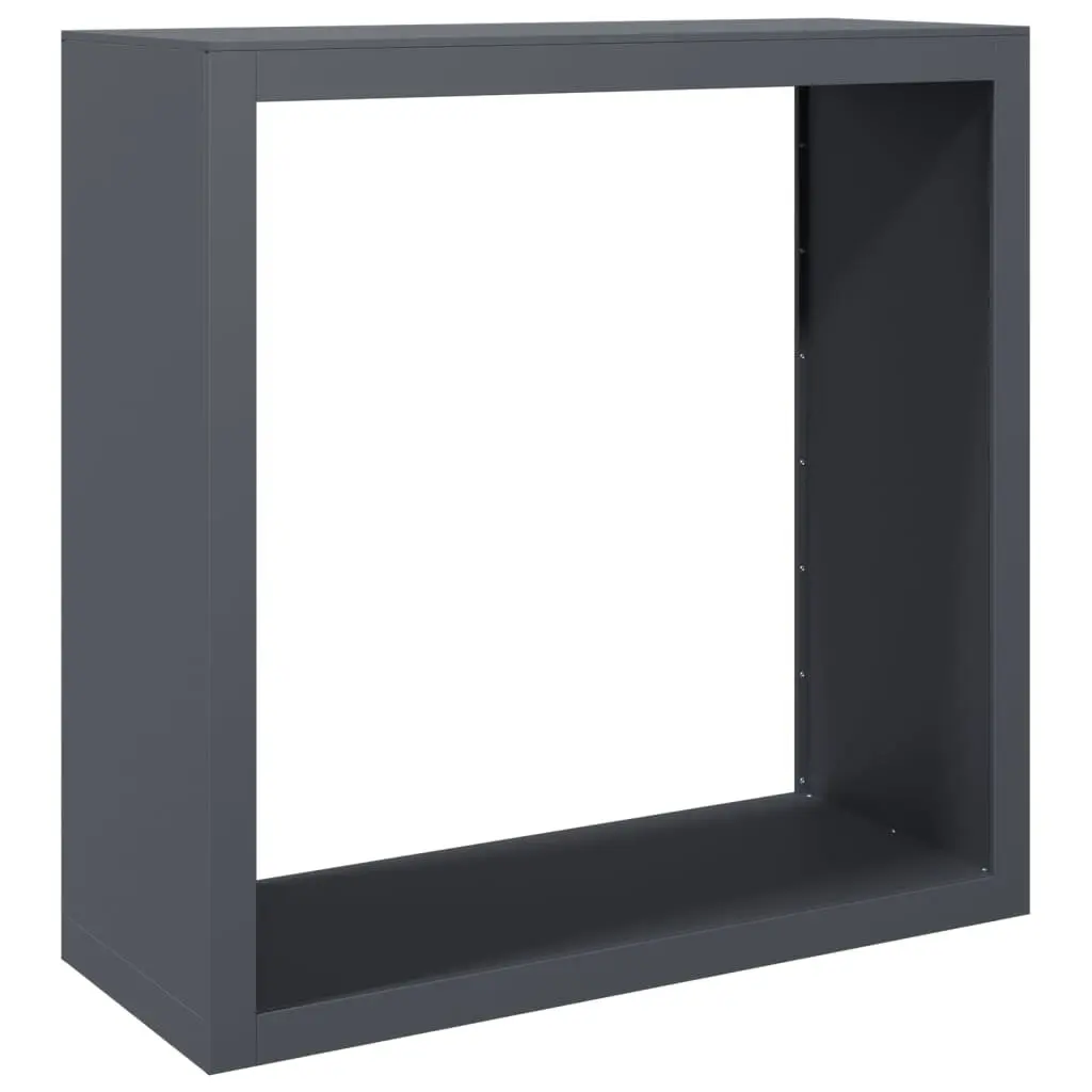 Firewood Rack Steel Anthracite 100x40x100cm
