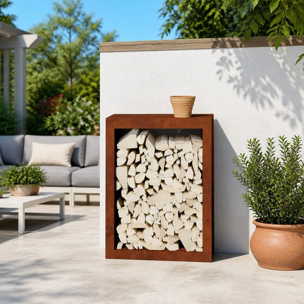 Firewood Holder for Easy Access