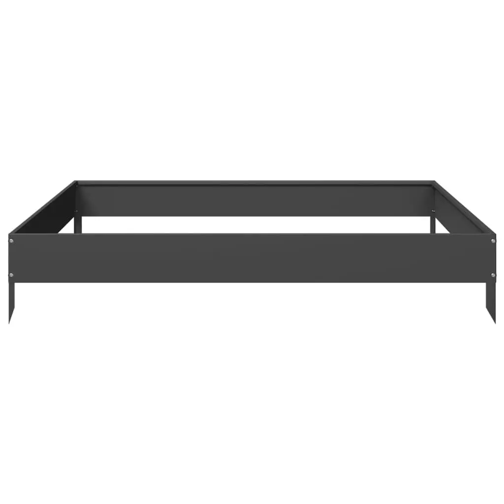 Black Steel Garden Bed for Home Gardening
