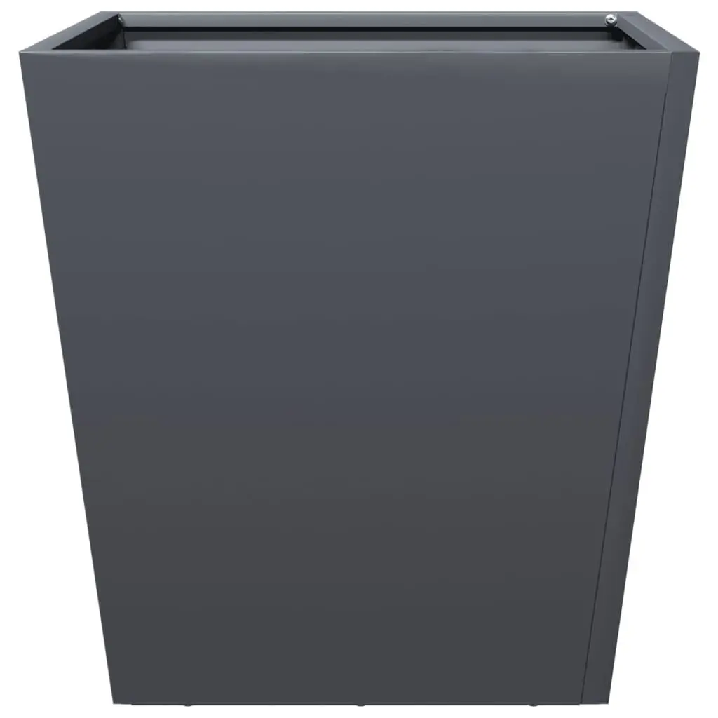Garden Planter Box Steel Anthracite 40x40x40 cm