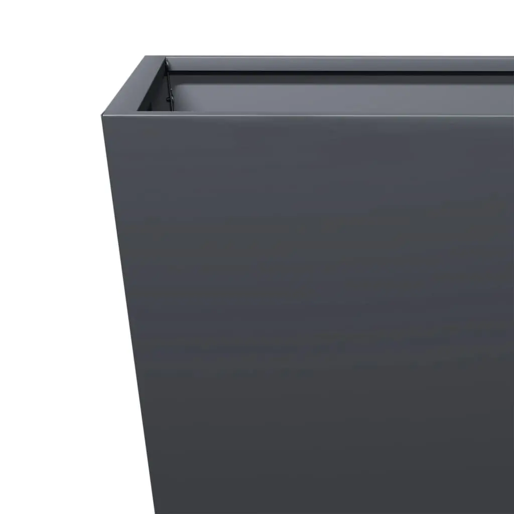 Garden Planter Box Steel Anthracite 40x40x40 cm
