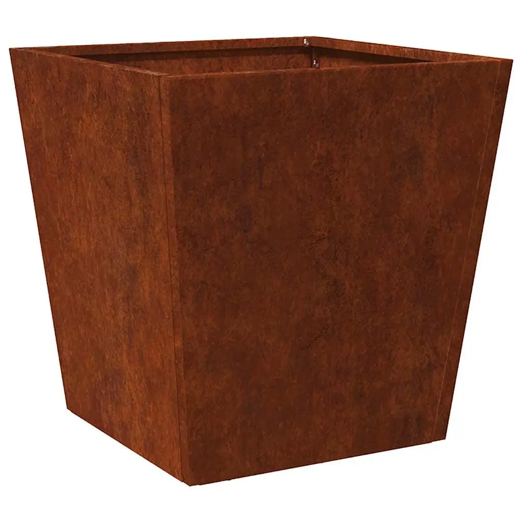 2pcs Weathering Steel Planters for Gardens 40x40x40cm