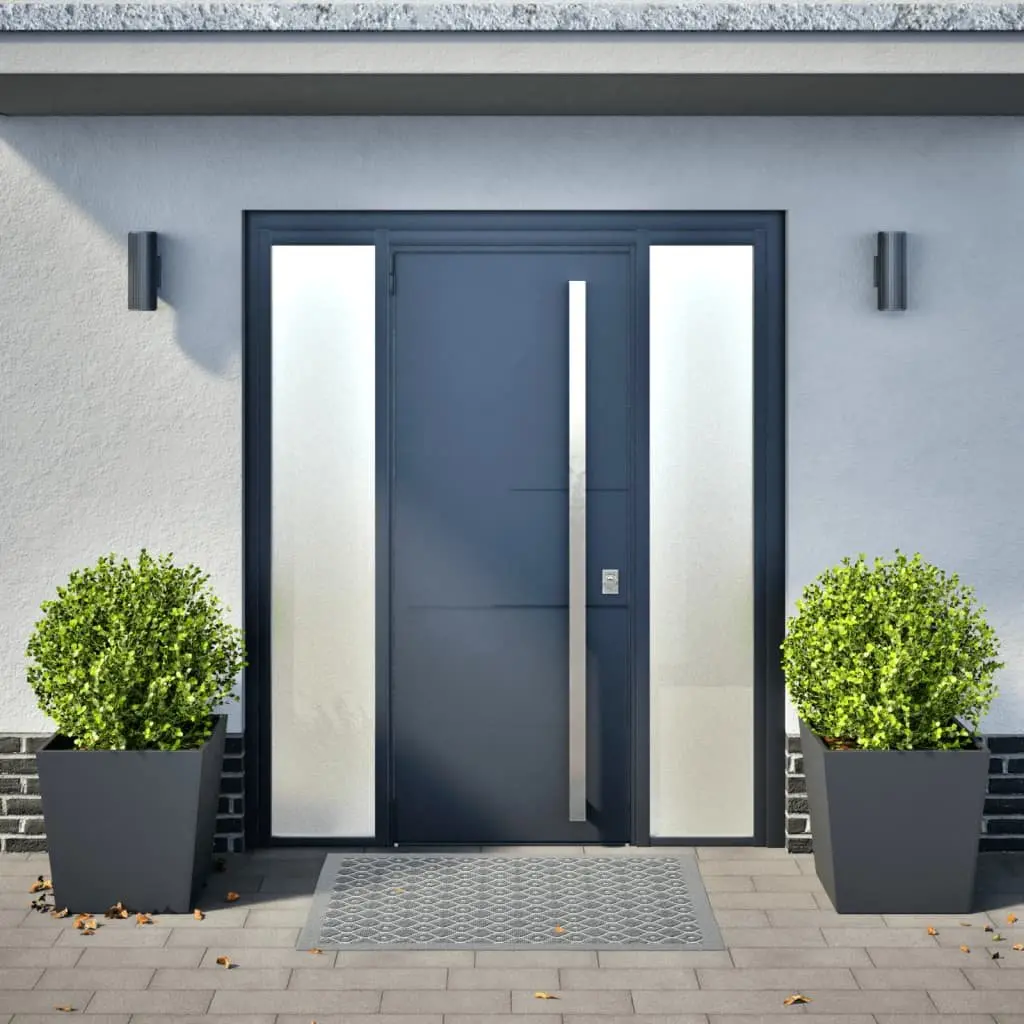 Garden Planters Steel Square Anthracite 50x50x50 cm 2 pcs Outdoor Planter Pot