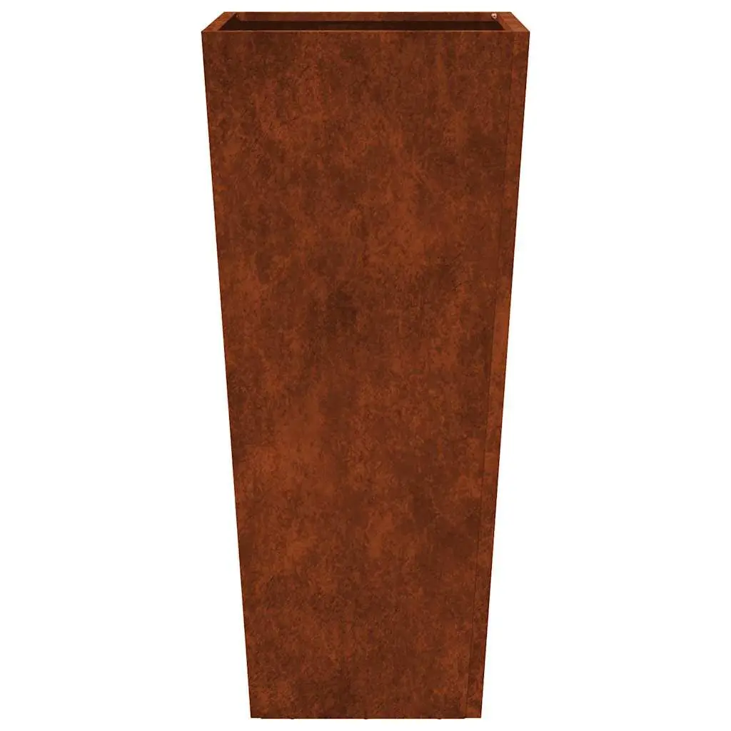 Garden Planters 2 pcs Outdoor Patio Balcony Weathering Steel Raised Planter Box
