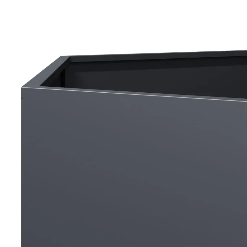 Garden Planters Hexagon Anthracite Raised Outdoor Flower Planter Pot 2 pcs