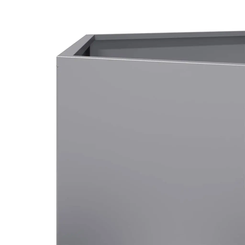 Hexagon Garden Planters Galvanized Steel Outdoor Raised Flower Bed 46 x 40 x 45 cm