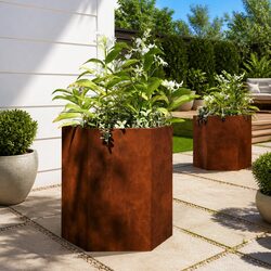 Friendly Hexagon Planters 2 pcs for Your Garden Needs