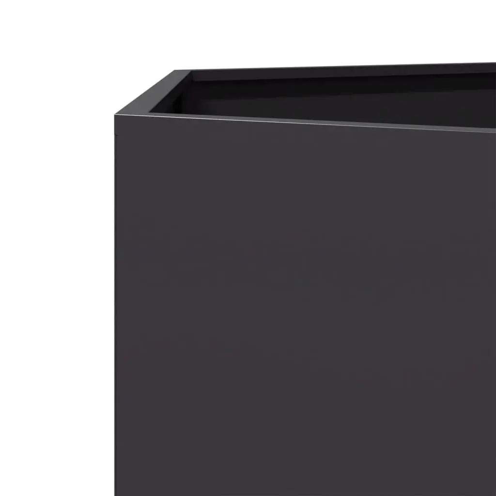Hexagon Garden Planter Black Raised Bed 138x120x45 cm