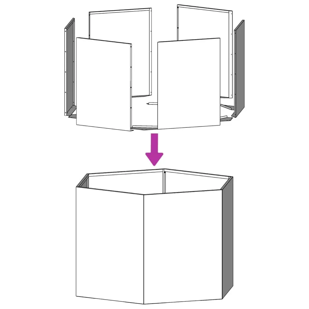 Hexagon Planter for Outdoor Gardening
