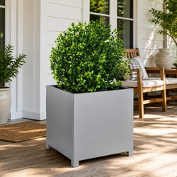 Your Ideal Galvanised Steel Garden Planter 50x50x50cm