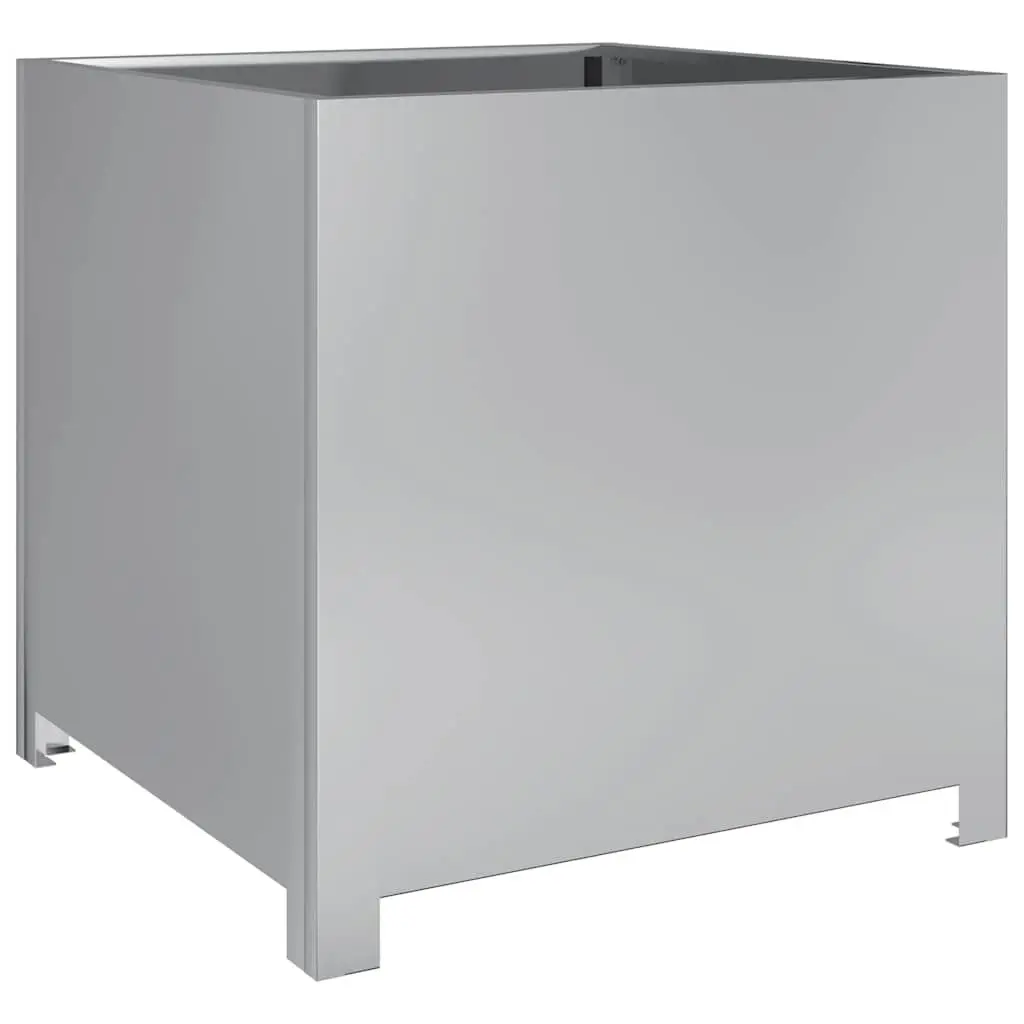 Galvanised Steel Garden Planter 50x50x50cm