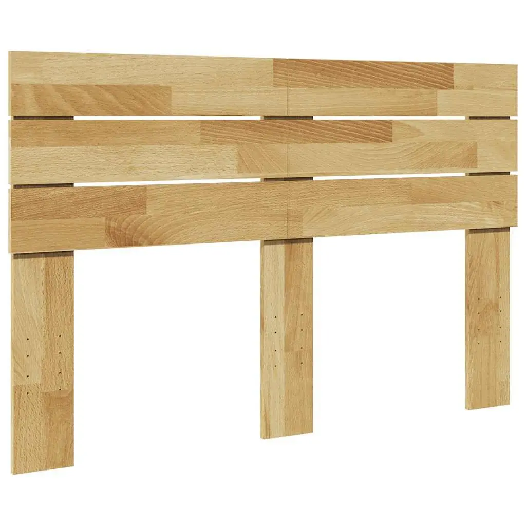 Headboard Solid Wood Oak Brown 120 cm Bedroom Bed Frame Support Backrest