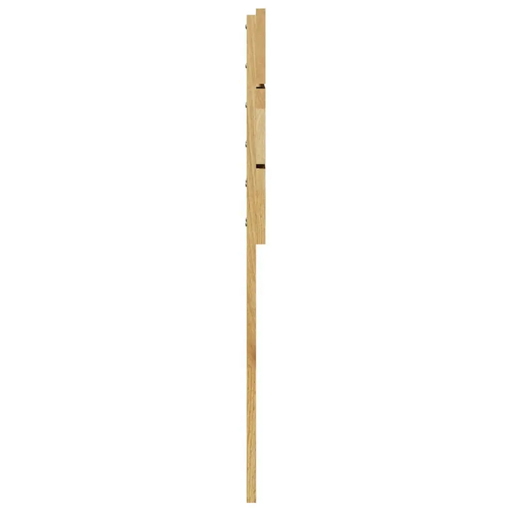 Headboard Solid Wood Oak Brown 120 cm Bedroom Bed Frame Support Backrest
