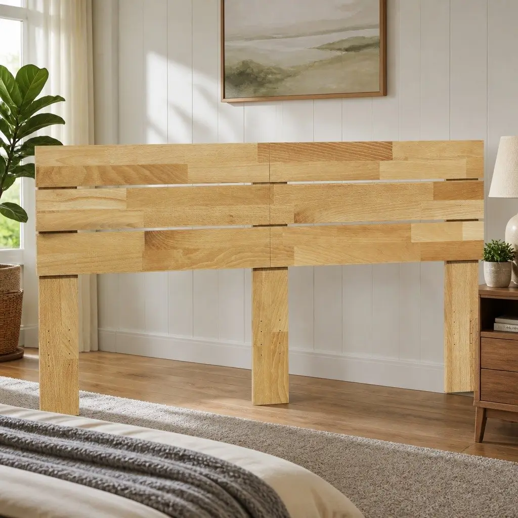 Headboard Solid Wood 160 cm Back Support Brown