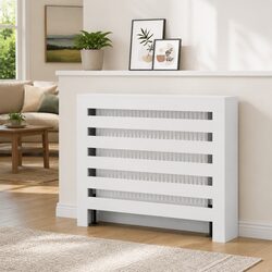 Friendly White Engineered Wood Radiator Cover for You