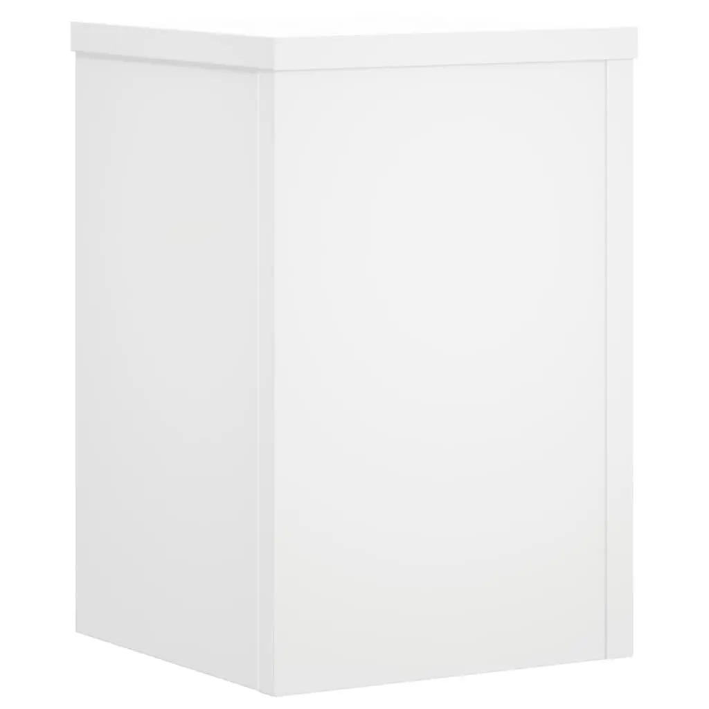 Plant Stands 2 pcs White 25x25x35 cm Engineered Wood Flower Pot Display