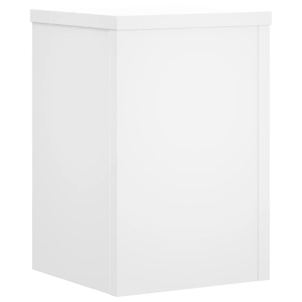 Plant Stands 2 pcs White 25x25x35 cm Engineered Wood Flower Pot Display