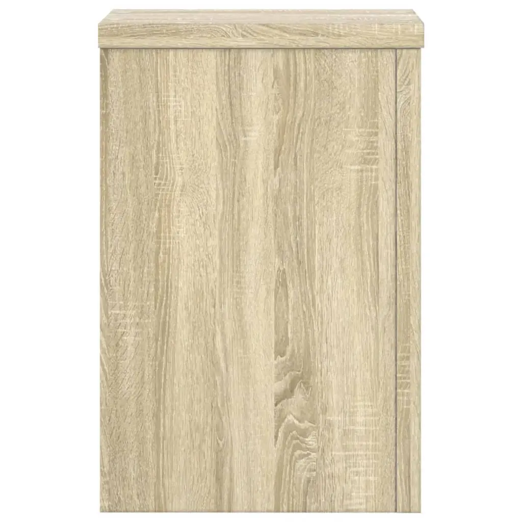 Plant Stands 2 pcs Sonoma Oak Engineered Wood 25x25x35 cm