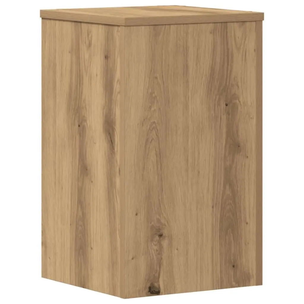 Plant Stands Engineered Wood Brown 30x30x50 cm 2 pcs Flower Display Holder