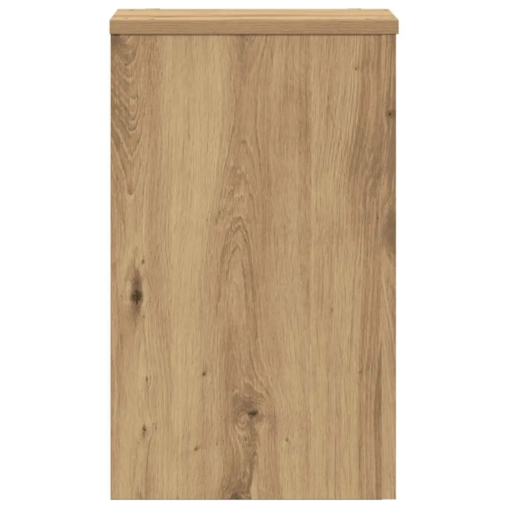 Plant Stands Engineered Wood Brown 30x30x50 cm 2 pcs Flower Display Holder