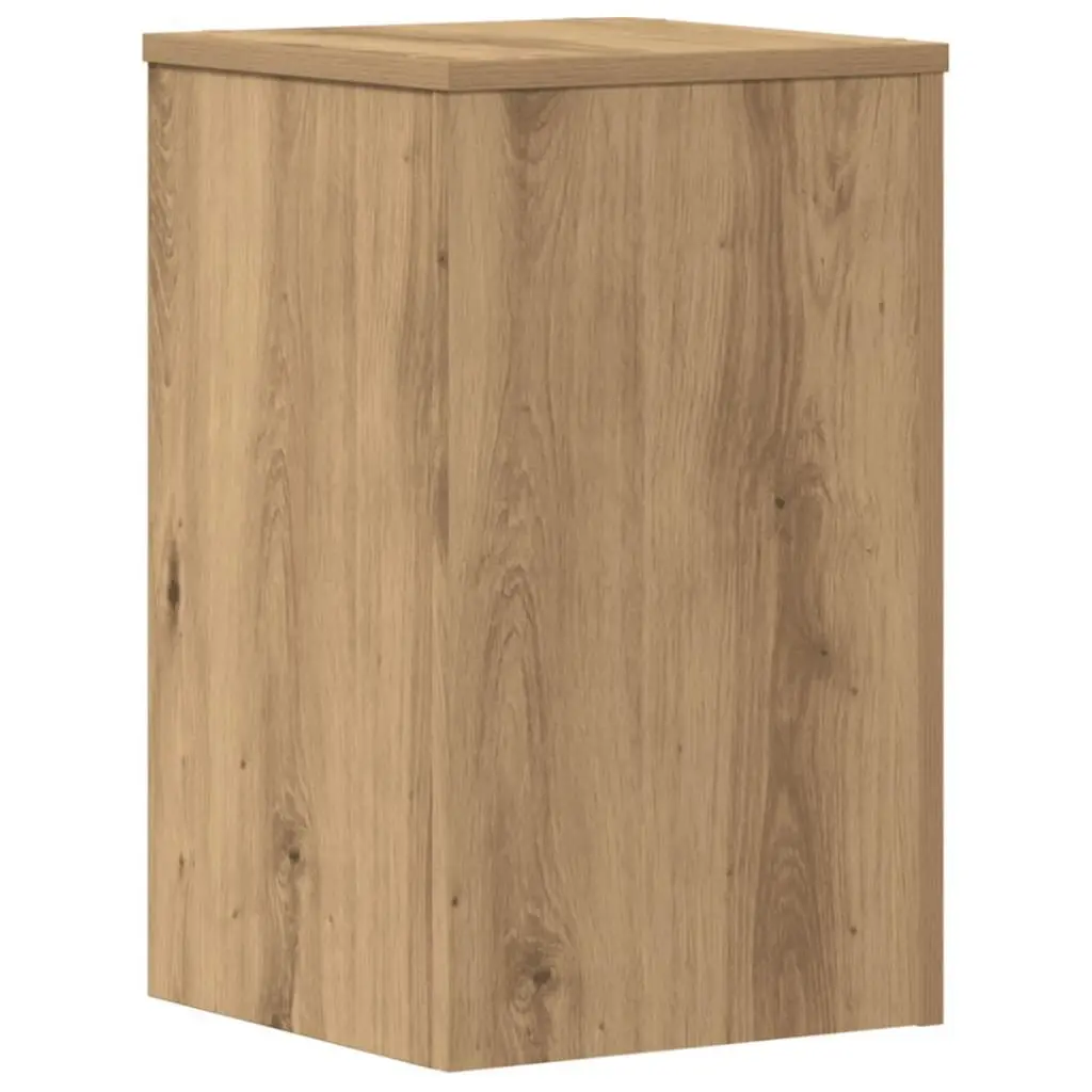 Plant Stands Engineered Wood Brown 30x30x50 cm 2 pcs Flower Display Holder