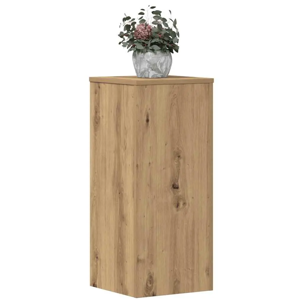 Plant Stand 30x30x70 cm Brown Engineered Wood Flower Pot Display Indoor Decor