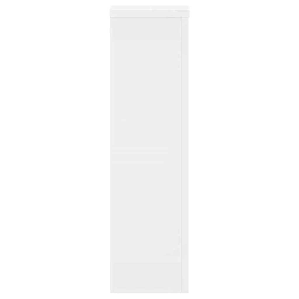 Plant Stands White 17x17x60 cm Engineered Wood Indoor Outdoor Display 2 pcs