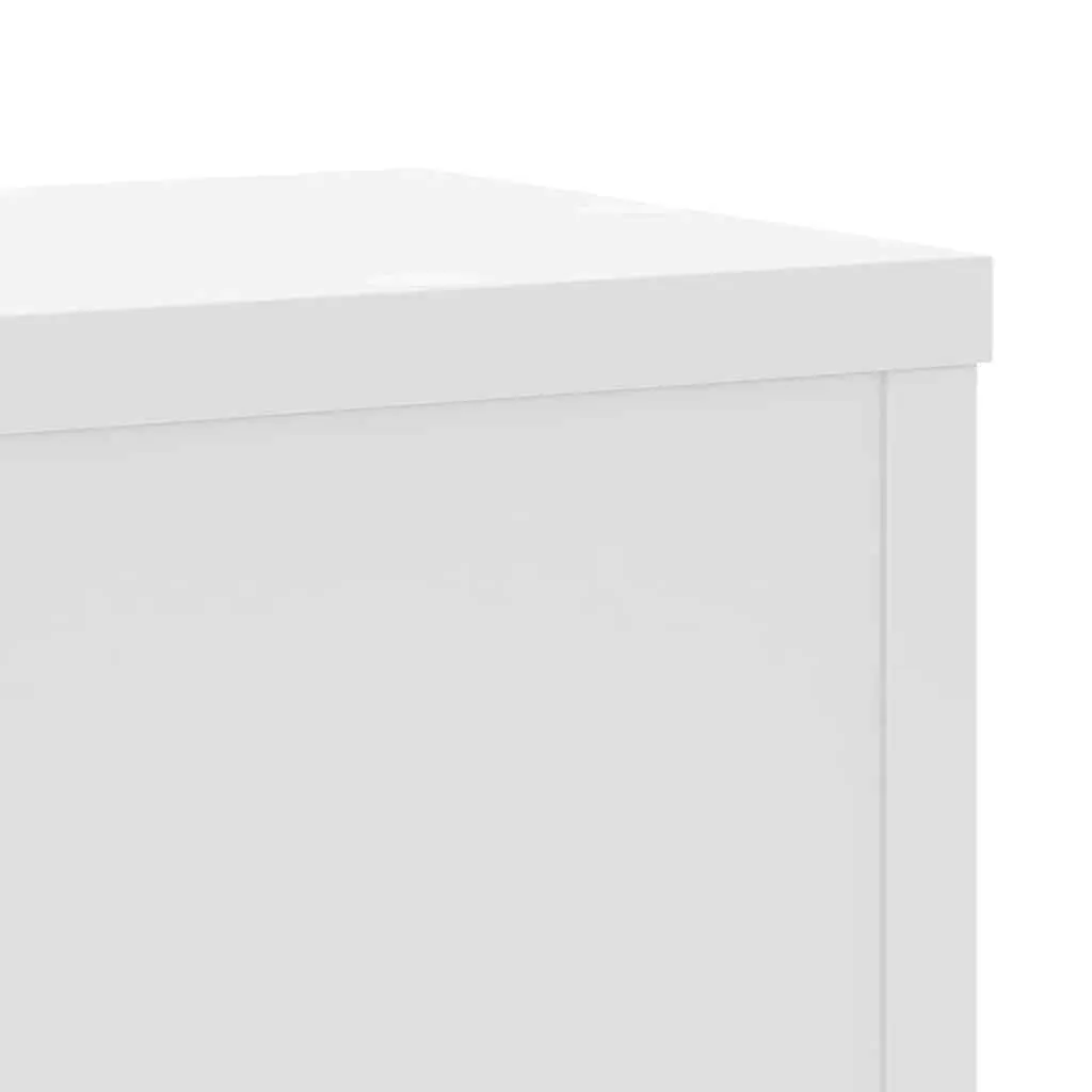 Plant Stands White 17x17x60 cm Engineered Wood Indoor Outdoor Display 2 pcs