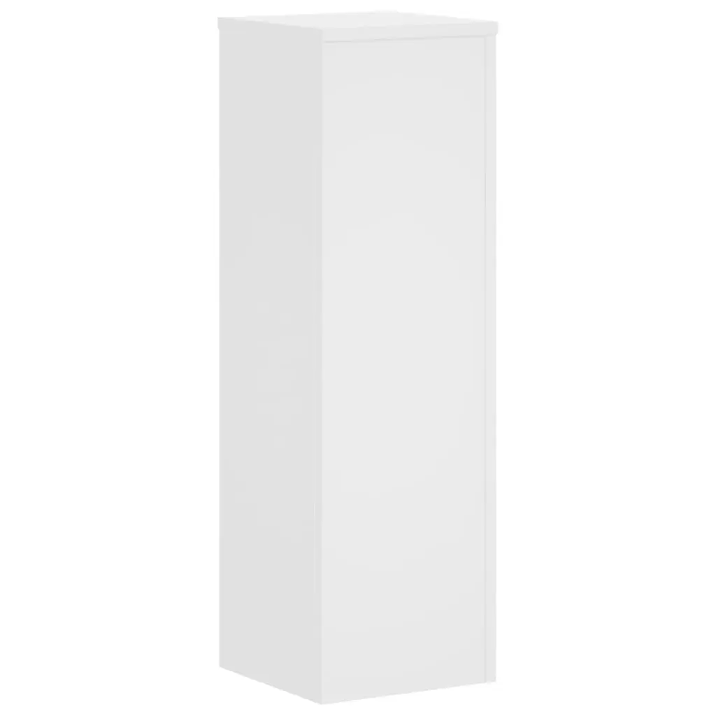 Plant Stands Engineered Wood White 25x25x80 cm 2 Piece