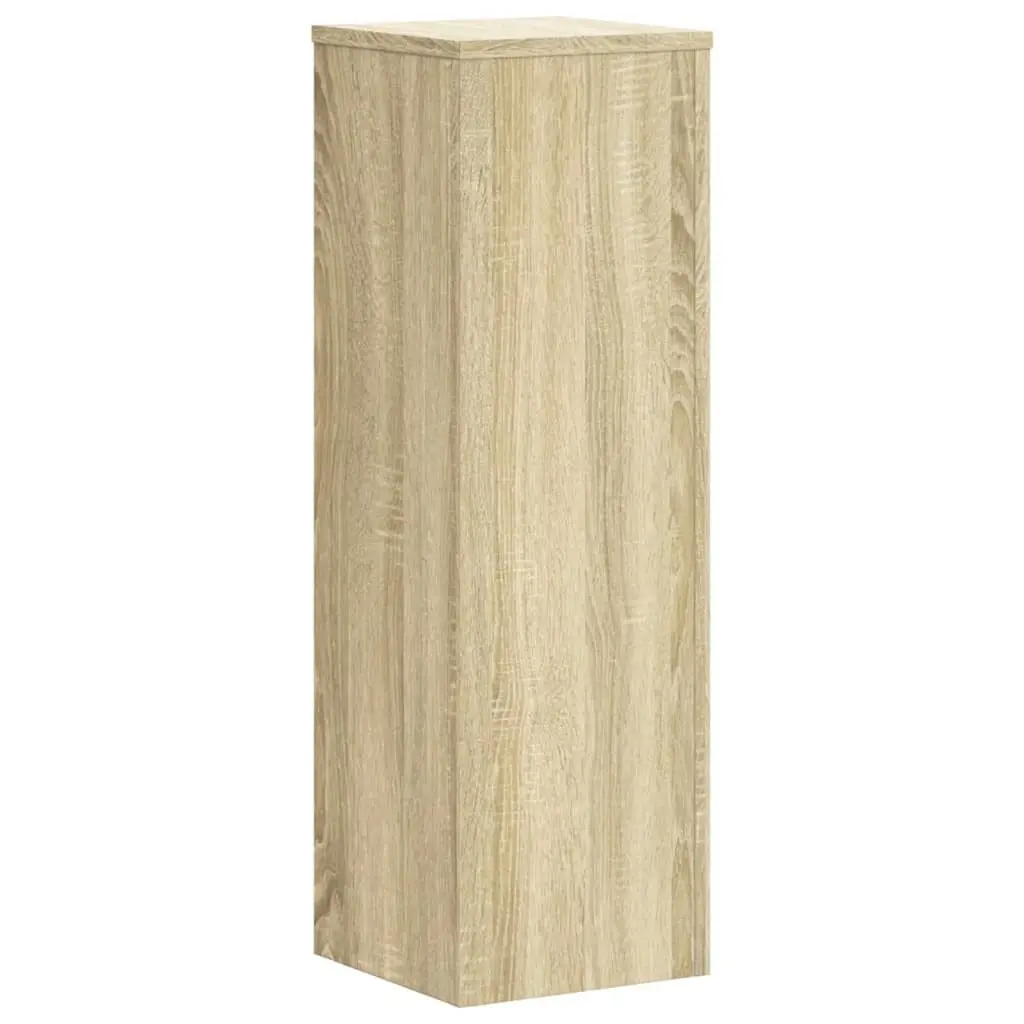 Plant Stands 2 pcs Sonoma Oak 25x25x80 cm Engineered Wood Flower Pot Display