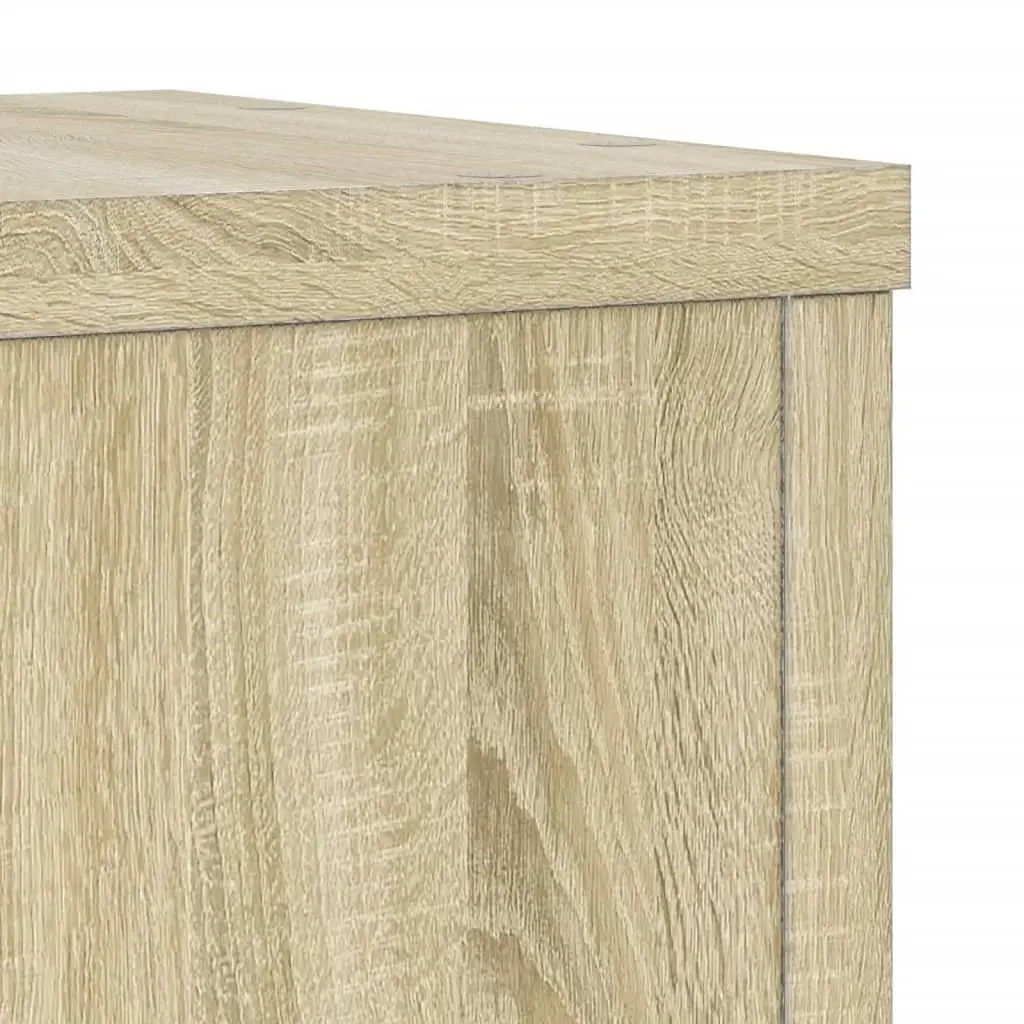 Plant Stands 2 pcs Sonoma Oak 25x25x80 cm Engineered Wood Flower Pot Display