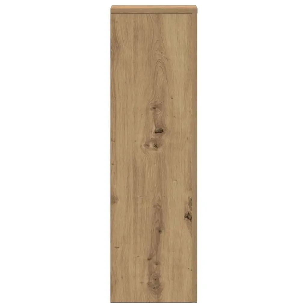 Plant Stands Brown 25x25x80 cm Engineered Wood Flower Display Stand 2 pcs