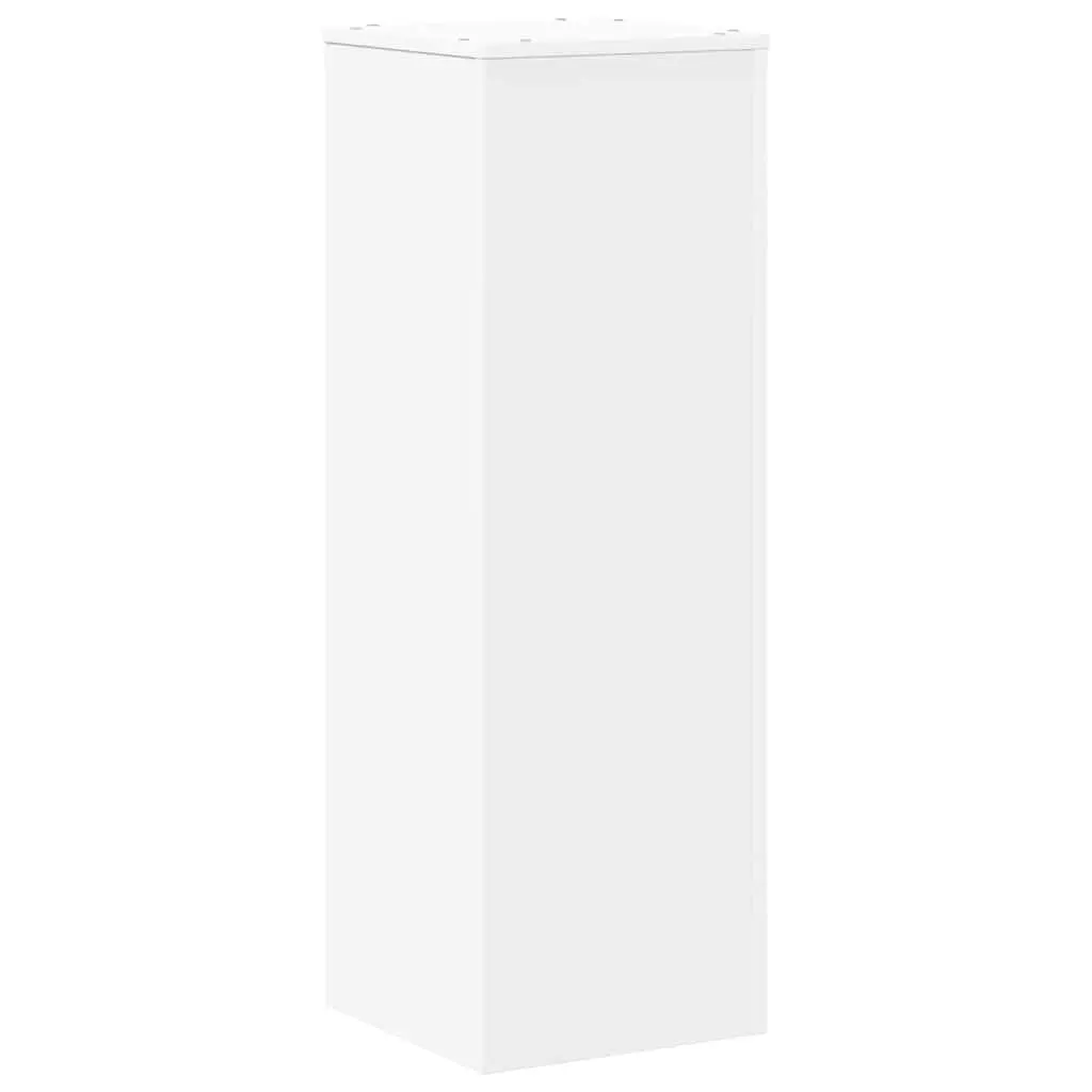 Plant Stand White Engineered Wood Tall Indoor Outdoor Display Flower Pot Holder