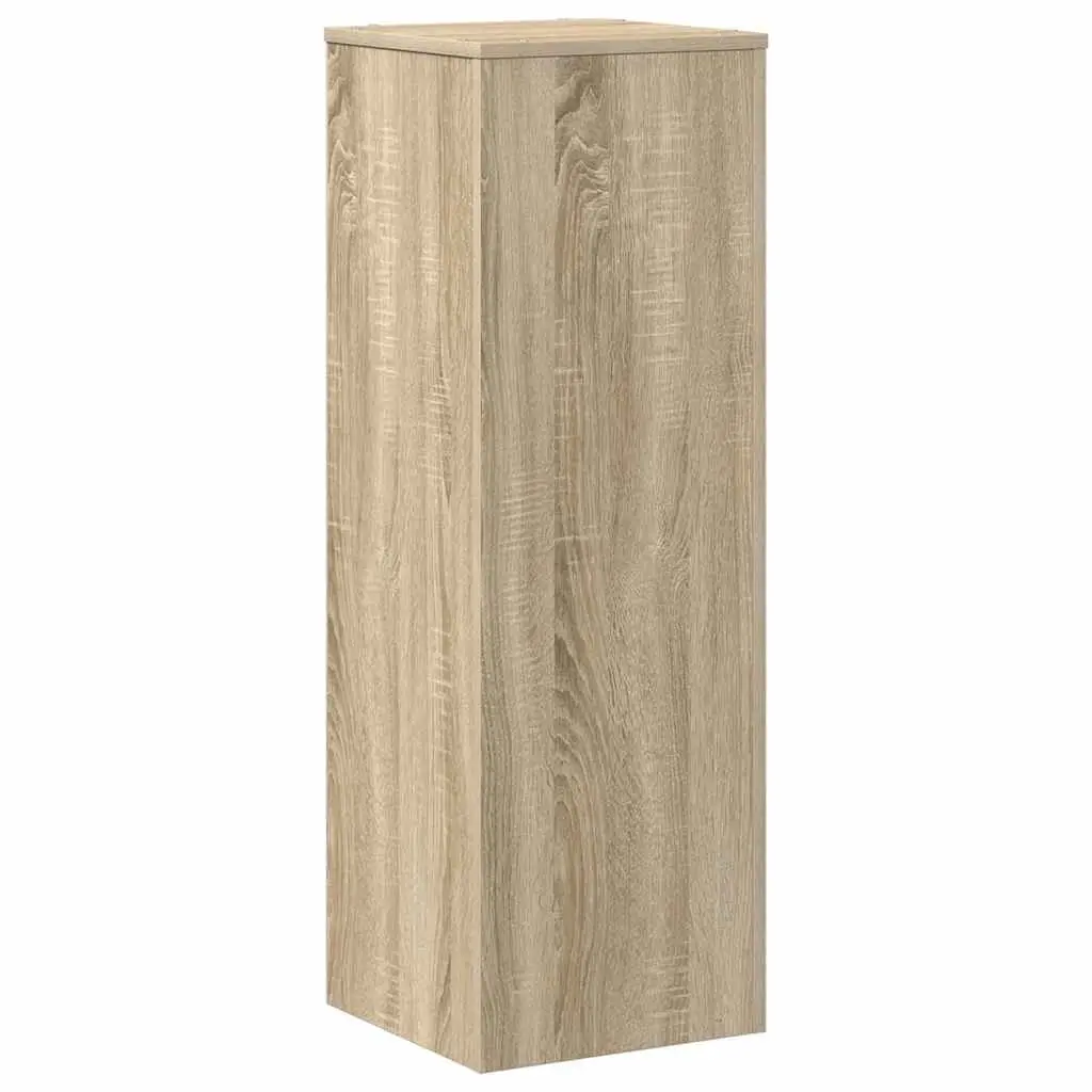 Plant Stand Engineered Wood Brown 33x33x100cm