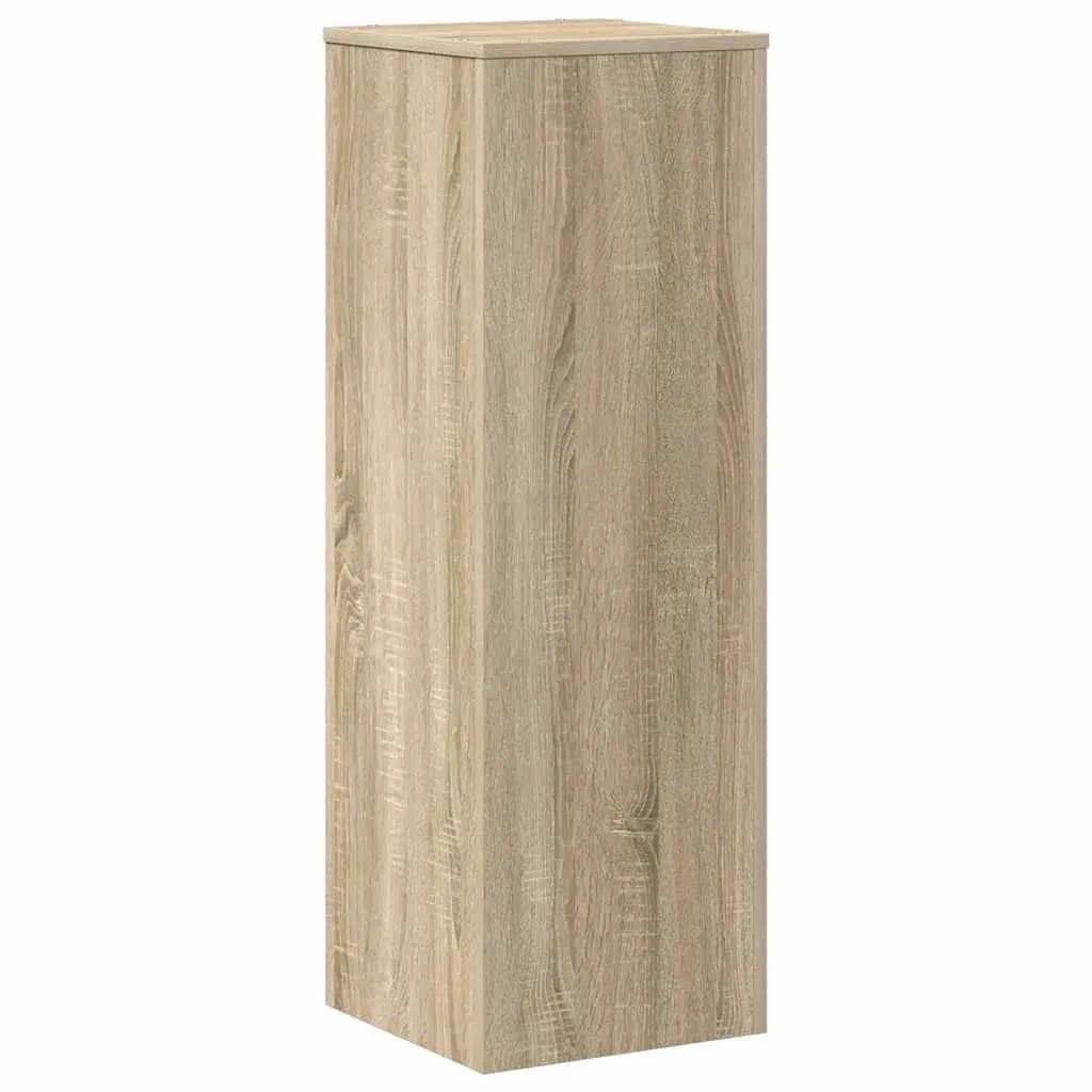 Plant Stand Engineered Wood Brown 33x33x100cm
