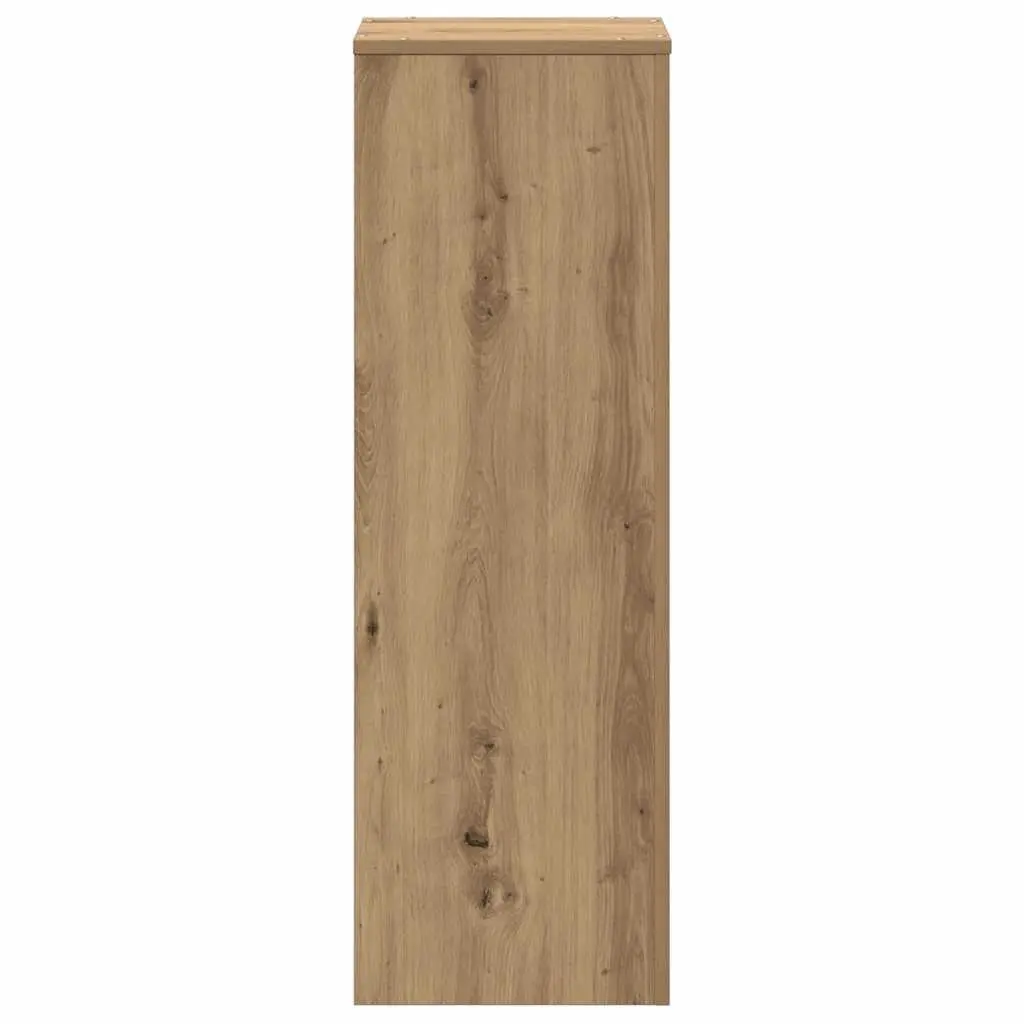 Plant Stand Engineered Wood Brown 33x33x100cm