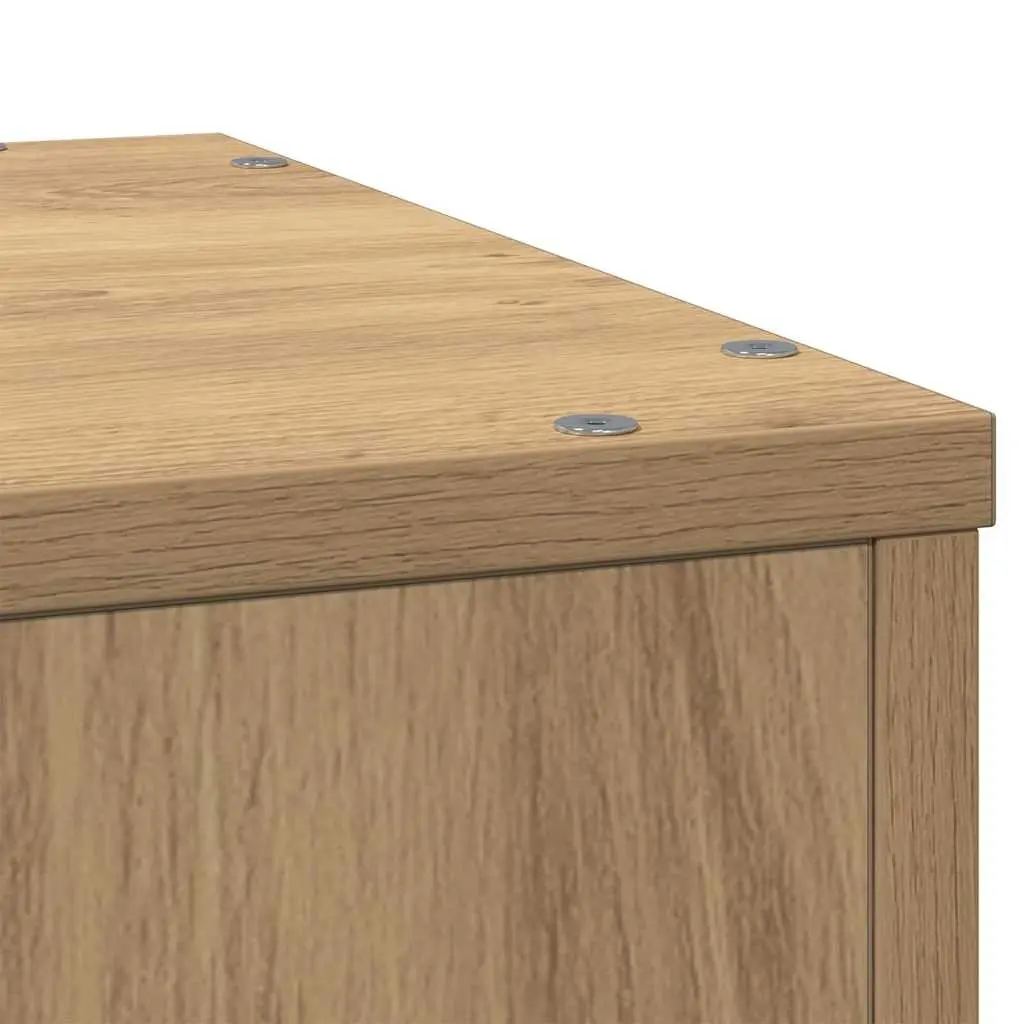 Plant Stand Engineered Wood Brown 33x33x100cm