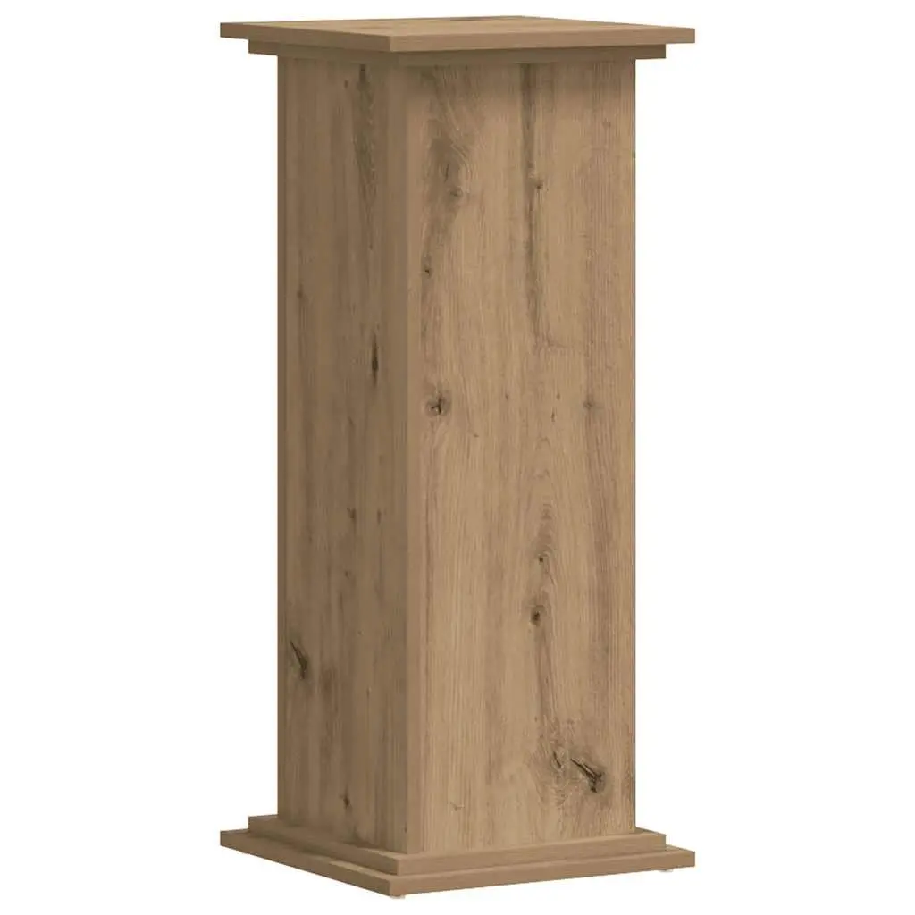 Plant Stand Engineered Wood Brown 33x33x80cm Tall Indoor Display Flower Pot