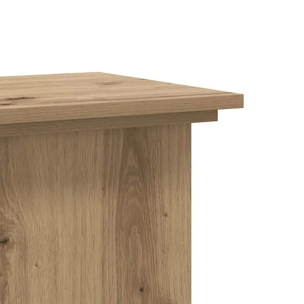 Plant Stand Engineered Wood Brown 33x33x80cm Tall Indoor Display Flower Pot
