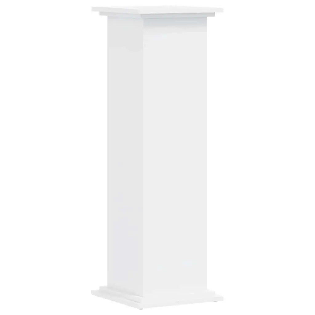 White Plant Stand 33x33x100cm for Home Display