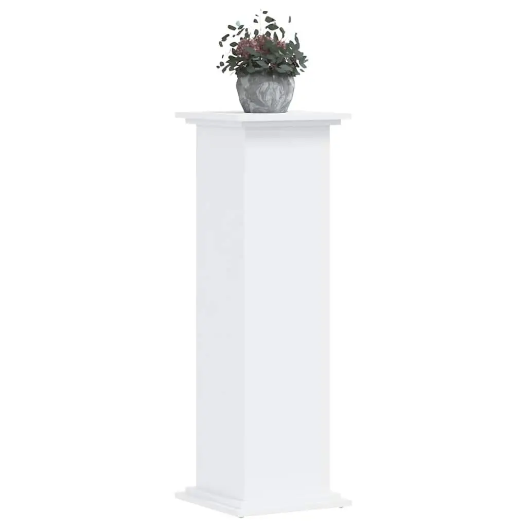 White Plant Stand 33x33x100cm for Home Display