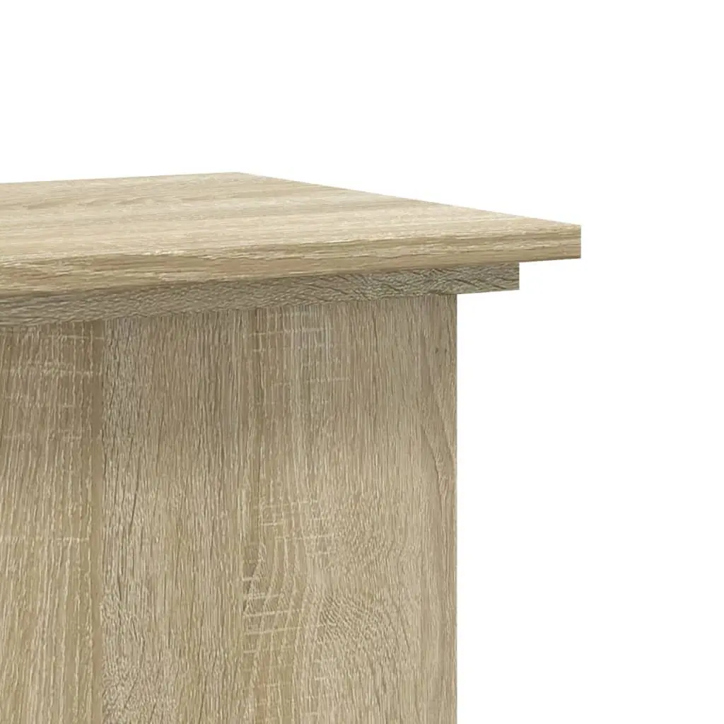 Plant Stand Engineered Wood Brown 33x33x100 cm