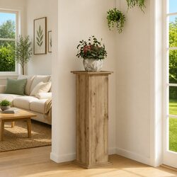 Friendly Brown Plant Stand 33x33x100cm for Your Plants