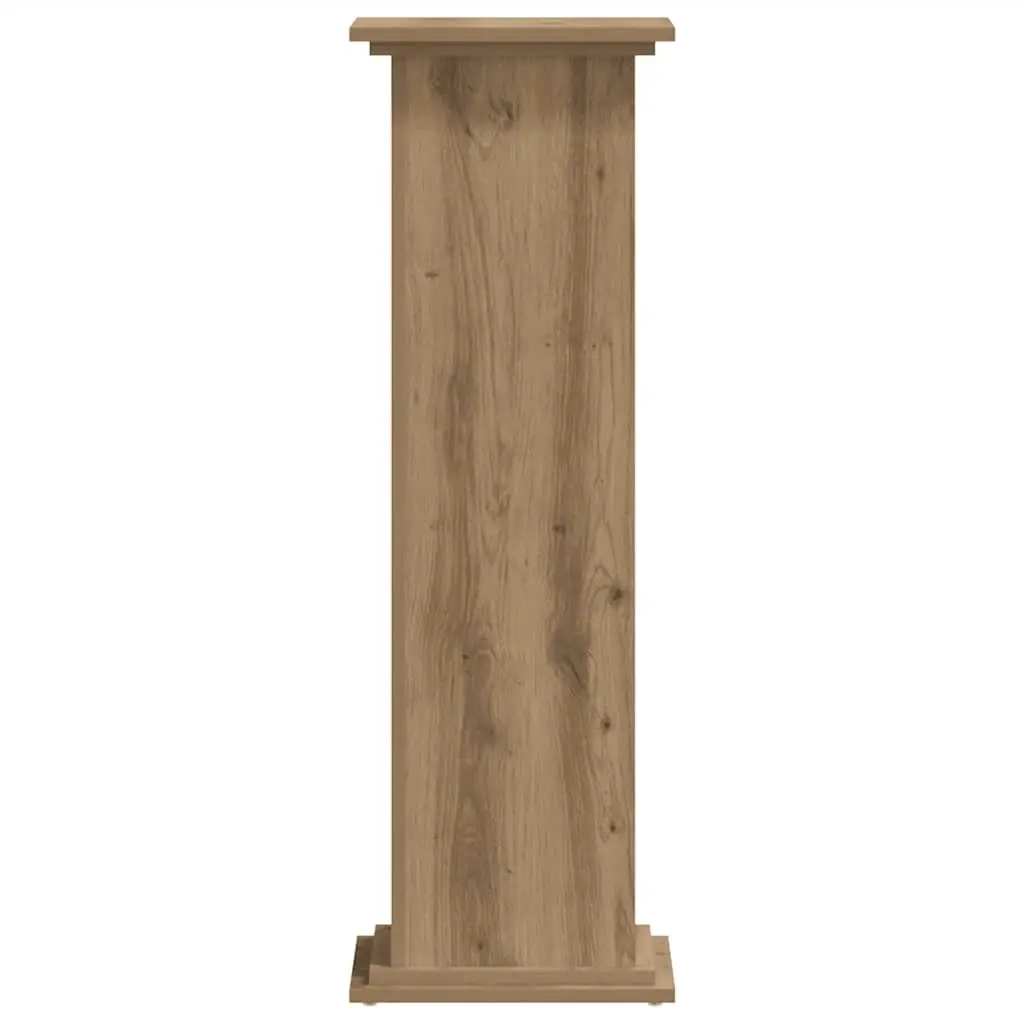 Plant Stand Engineered Wood Brown 33x33x100cm Indoor Outdoor