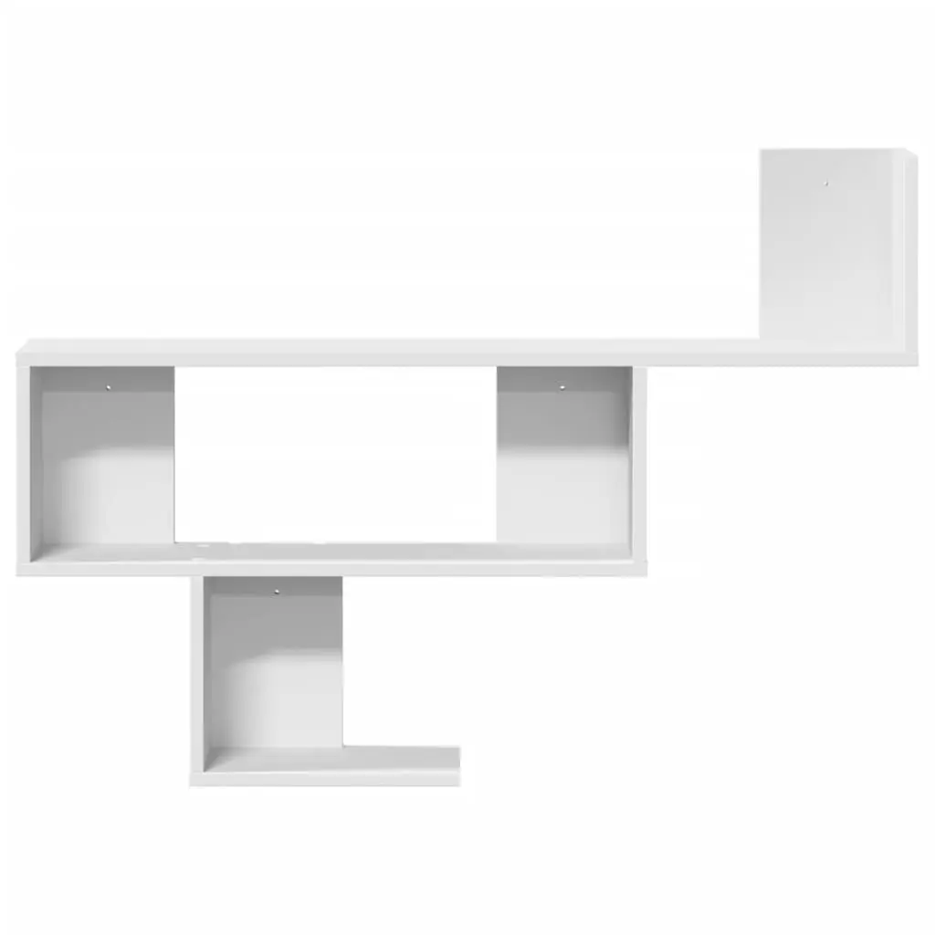 Wall Shelf White Floating 100x15x70 cm Engineered Wood