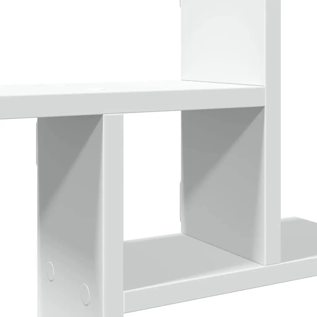 Wall Shelves 2 pcs White 38x12x38 cm Floating Storage Display Shelving Unit