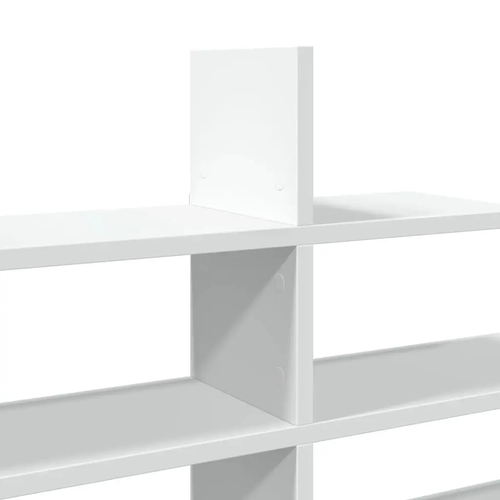 Wall Shelf White Floating Storage Display Shelving Unit Engineered Wood