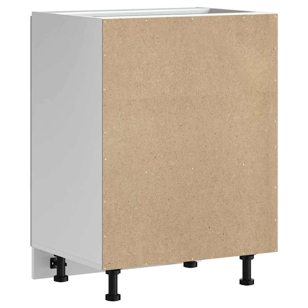 White Kitchen Sink Base Cabinet 60x46x81.5cm