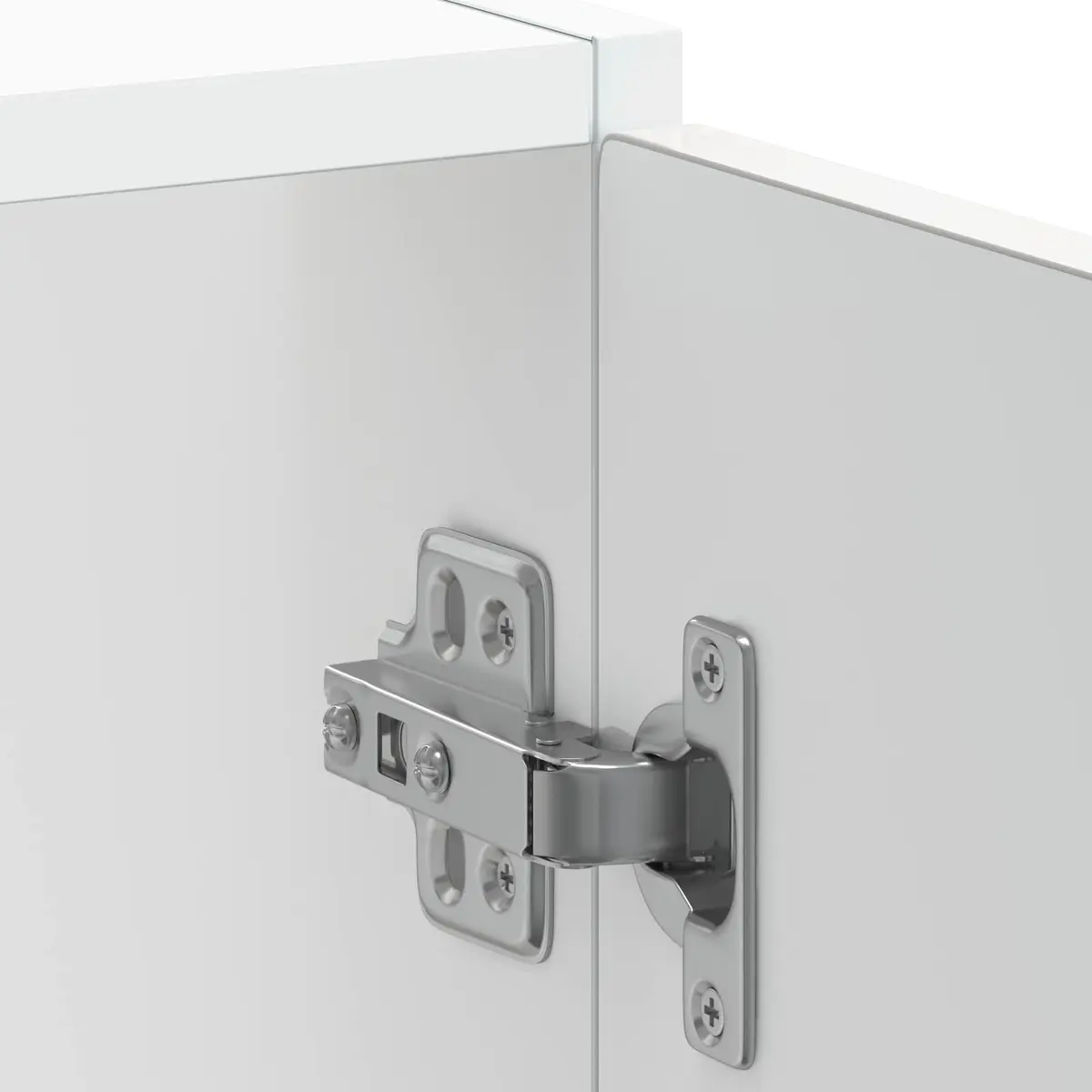 White Kitchen Sink Base Cabinet 60x46x81.5cm