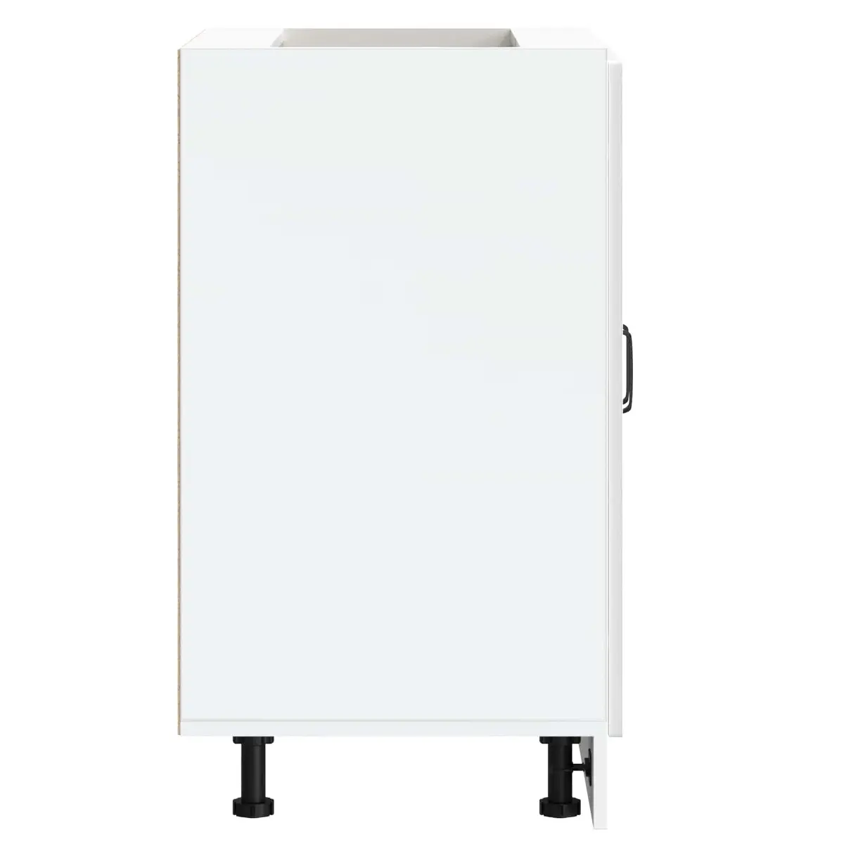 White Kitchen Sink Base Cabinet 60x46x81.5cm